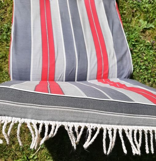 sun bed vintage cushion