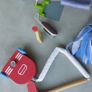 Push along toy cleaning trolley Image 7