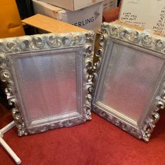 2 x silver mirrors