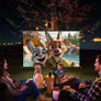 Anti-light Thick HD Projector Screen 16:9 No-hole Wall-mounted Home Projection Screen 60/72/84/92/100/110/120/133inch Image 3