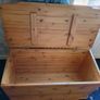 Solid pine blanket/storage box Image 2