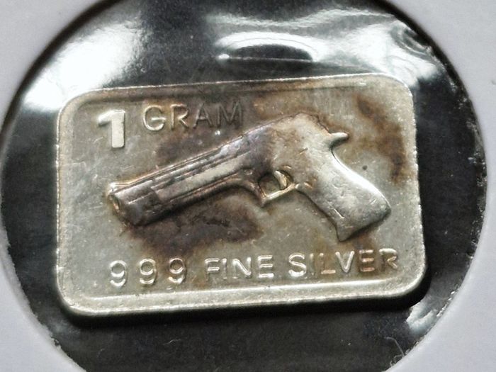 1 gram Silver .999 Bar