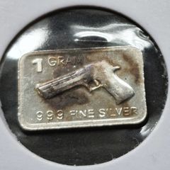 1 gram Silver .999 Bar