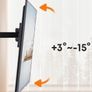 Tv Wall Mount Bracket Tilt Swivel Full Motion 32-85" Image 5