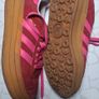 Adidas Gazelle Bold Women's Platform Trainers Suede Red Pink Size UK 4 1/4 Image 2