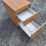 Two drawer mobile filing cabinet with key Image 2