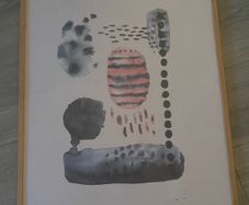 Framed Watercolor/Scandinavian Style Print