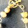 silver necklace with natural stones Image 6