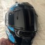 Arai Quantic Helmet Robotic Blue Image 2