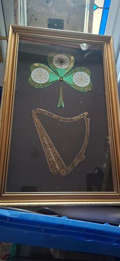 Harp and Shamrock horological collage