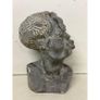 Antique Carved Solid Stone Bust Sculpture ...Signed on Base. Image 6