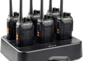 Walkie Talkie, Walkie Talkies with 6 Way Charger, PMR446 License-free, 16 Channels, VOX, Two Way Radio for School, Factory, Security (FREE POSTAGE)