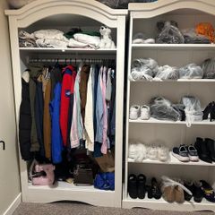 wardrobe white anti mold
