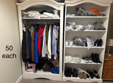 wardrobe white anti mold
