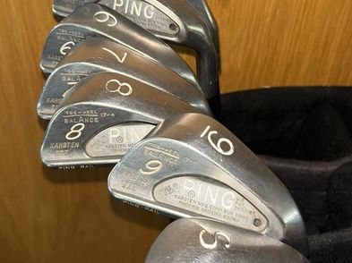 Ping Karsten Iii Ping Rail Black Dot S Flex 4 9 Iron Set Added Sand ...