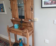Hall stand antique style waxed quality  pine