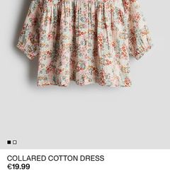 Cotton dress baby girl H&M