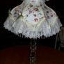 Beautiful Oak Cabinet/Sideboard with FREE Shabby Chic Lamp Image 3