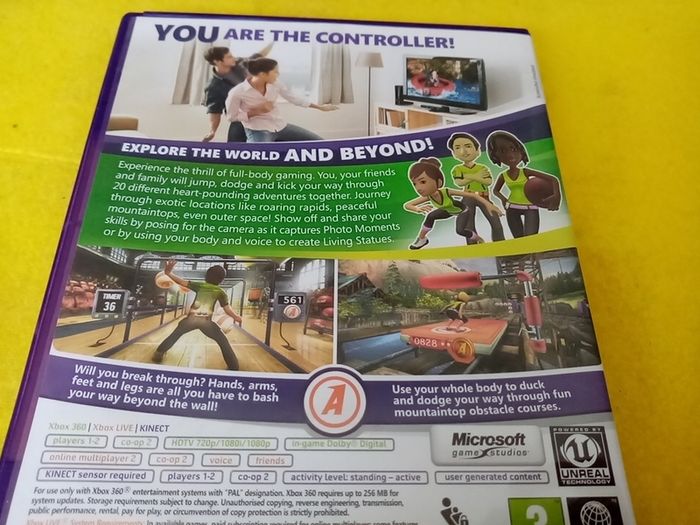 kinect Adventures Xbox 360 Games Original
