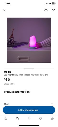 IKEA childrens nightlight