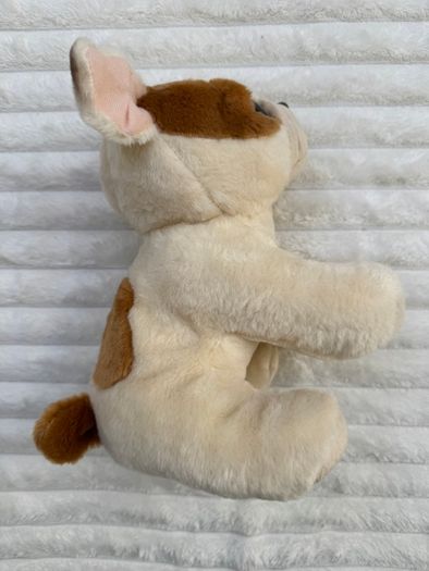 Ty Beanie approx. 8" Houghie the Bulldog Plush Used Please see photos