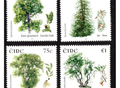 2006 Ireland Fauna & Flora Native Trees Commemorative Stamps Mint Never Hinged (MNH)