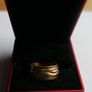 Men's 18K Yellow Gold Plated Ring size V Image 4