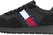 Tommy Hilfiger Men's Sneaker. Sports Shoes, Runners, Black, EU 45, UK 11, US 12