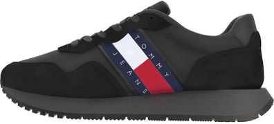 Tommy Hilfiger Men's Sneaker. Sports Shoes, Runners, Black, EU 45, UK 11, US 12