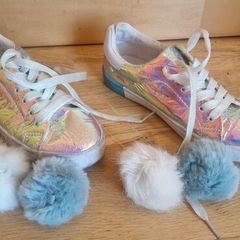 Size 3 iridescent shoes