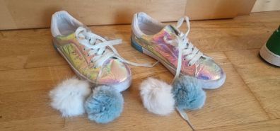 Size 3 iridescent shoes