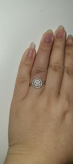Authentic Adara 9ct White Gold 0.50ct Diamond Ring
