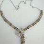 Silver Multi Tourmaline & Zircon Butterfly Lariat Image 4