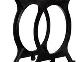 Dining Table Legs 2 pcs O-Frame Cast Iron