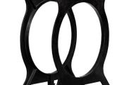 Dining Table Legs 2 pcs O-Frame Cast Iron