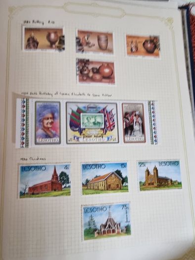 Stamp album 153 Botswana, Lesotho