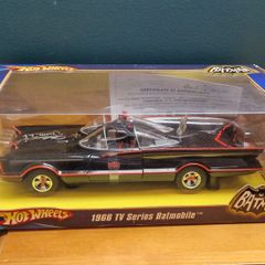 SIGNED Batman '66 Hot Wheels Batmobile 2007 Signed by Adam West and Burt Ward
