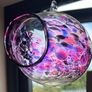 Handmade Hanging Multi Coloured Glass Ball Image 4
