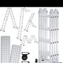 Foldable Multi Purpose 4 Way Ladder with Scaffold Plates Image 7
