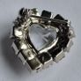 Vintage brooch HEART Image 3