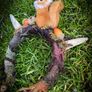 Fantasy Antler Squirrel Headband Costume Cosplay Larp Acorns Dreadwrap Extension Mystical Elf Forest Fairy Image 6