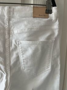 Part Two White Summer Cropped Jeans - W29