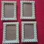 4 Small Pearl Photo Frames Image 7