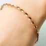 9 ct yellow gold  round twist bangle Image 7