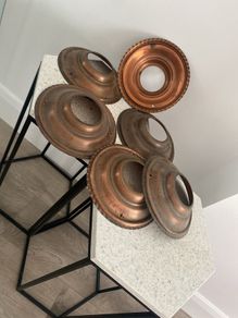 Ceiling Medallions Lighting copper