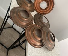 Ceiling Medallions Lighting copper