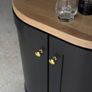 Modern Handmade HalfMoon Drinks Cabinet Image 4