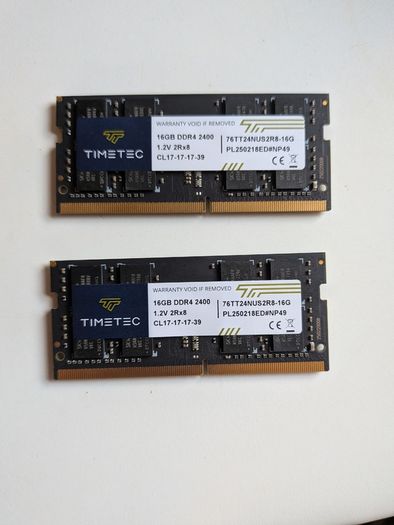 32 Gb Ddr4 2400 Mhz (2x16) Ram