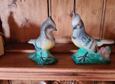 vintage ceramic birds