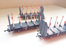 Model  Railway Br. Ota  Timber Wagons